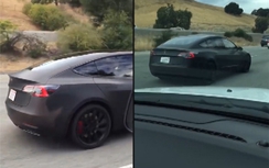 Tesla Model 3 xuất hiện trên đường cao tốc