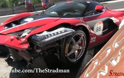Ferrari LaFerrari gặp tai nạn sau 15 phút khởi hành
