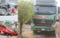 Nghệ An: Tai nạn liên hoàn trên QL1, 7 người nhập viện