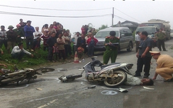 Hai xe máy đấu đầu nhau: 1 người chết, 2 người bị thương