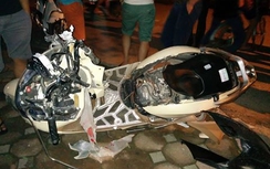 Kéo lê xe máy 5km, tài xế Camry bỏ chạy vì bị vây đánh