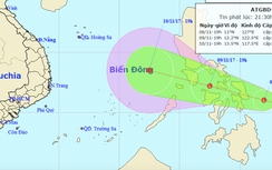 Dự báo thời tiết 9/11/2017: Biển Đông sắp đón áp thấp nhiệt đới?