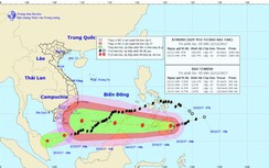 Hà Nội nắng ấm, bão Tembin mạnh dần lên trên biển