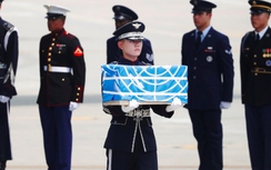 Lễ đón hài cốt binh sĩ Mỹ do Triều Tiên trao trả