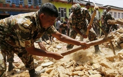 Không hy vọng tìm thêm được người sống sót ở Nepal