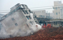 Lở đất chôn vùi 33 tòa nhà, 2 ký túc xá ở Trung Quốc