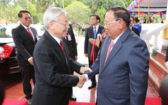 Tổng Bí thư Nguyễn Phú Trọng hội đàm với Tổng Bí thư Lào