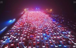 Cảnh tắc đường kinh hoàng sau dịp Tết tại Trung Quốc