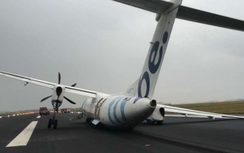 Máy bay chở 59 khách gặp sự cố khi hạ cánh tại Hà Lan