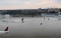 Thực hư ảnh nhiều máy bay ngập trong biển nước vì bão Harvey