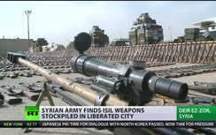 Syria phát hiện kho vũ khí,đạn dược xuất xứ phương Tây trong tay IS