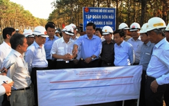 Bộ trưởng điều nhà thầu Sơn Hải hỗ trợ dự án BOT Đức Long