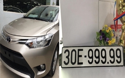 Thực hư Toyota Vios bốc được biển số siêu khủng 30E-999.99