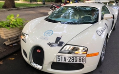 Video: Cận cảnh Bugatti Veyron độc nhất Việt Nam lăn bánh trên phố