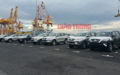 Cận cảnh lô xe Toyota Fortuner vừa cập cảng Hải Phòng