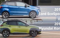 Hyundai Kona và Ford EcoSport - SUV đô thị nào đáng mua?