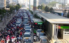 Sẽ xử nghiêm xe cá nhân lấn làn buýt nhanh BRT