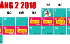 Công bố phương án nghỉ Tết Nguyên đán Mậu Tuất 2018