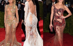 Sao đua nhau diện đồ xuyên thấu trên thảm đỏ Met Gala 2015