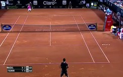 Cú đánh tiễn Rafael Nadal khỏi bán kết Rio Open