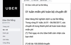 Chưa cấp phép thử nghiệm ứng dụng Uber tại Đà Nẵng