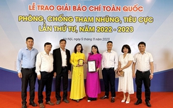 Báo Xây dựng đạt giải khuyến khích Giải báo chí phòng chống tham nhũng, tiêu cực lần thứ 4