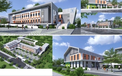 Thiết kế điển hình trường tiểu học kết hợp điểm tránh trú bão lụt