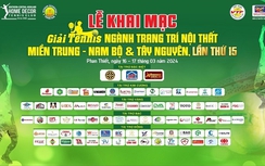 Sắp diễn ra giải tennis ngành trang trí nội thất miền Trung - Nam bộ và Tây Nguyên lần thứ 15