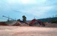 Thanh Hóa: Doanh nghiệp sản xuất cát nhân tạo đang gặp khó cho đầu ra