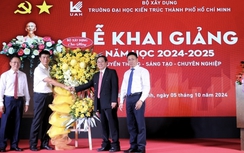 Thứ trưởng Phạm Minh Hà: Trường Đại học Kiến trúc Thành phố Hồ Chí Minh tăng cường nghiên cứu, đổi mới chương trình đào tạo