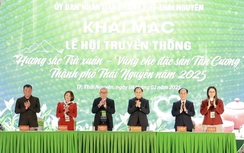 Thái Nguyên: Khai mạc Lễ hội “Hương sắc Trà xuân - Vùng chè đặc sản Tân Cương”