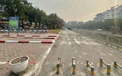 Hà Nội: Đường dành riêng cho xe đạp dọc sông Tô Lịch chưa thu hút người dân
