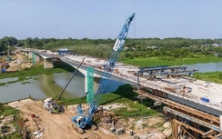 Hợp long cầu Thanh An trên đường Hồ Chí Minh tuyến Chơn Thành - Đức Hòa