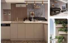 Khi Wabi-sabi và phong cách hiện đại hòa chung nhịp thở