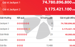 Xổ số Vietlott 12/1/2019: Hơn 74 tỷ đồng có tìm được chủ?