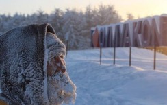 Chùm ảnh: Thi chạy trong thời tiết -45 ở Nga, lông mày cũng bị đóng băng