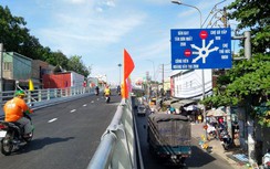 Cận cảnh nhánh cầu vượt trước cửa ngõ sân bay Tân Sơn Nhất