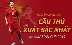 Quang Hải - ngôi sao xuất sắc nhất vòng bảng Asian Cup 2019