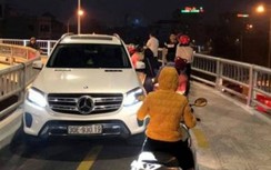 Xác định được chủ xe Mercedes đi ngược đường dành cho xe máy gây xôn xao