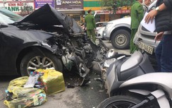 Danh tính tài xế Mazda 3 gây tai nạn liên hoàn trên đường Trường Chinh