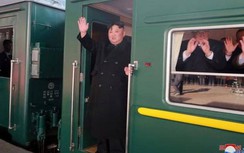 Video: Chủ tịch Triều Tiên Kim Jong Un lên tàu bọc thép tới Việt Nam
