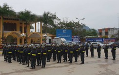 Hàng trăm cảnh sát cơ động "đổ bộ" ga Đồng Đăng