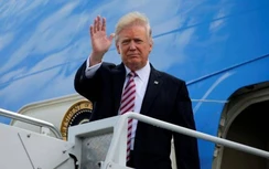 Chùm ảnh: Siêu phi cơ Air Force One đưa Tổng thống Trump đến Nội Bài