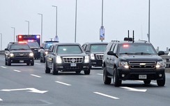 Cận cảnh dàn xe đặc biệt hộ tống tổng thống Mỹ Donald Trump