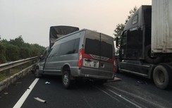 Xe khách tông xe đầu kéo trên cao tốc Pháp Vân, 1 người tử vong tại chỗ