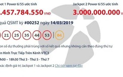 Kết quả xổ số Vietlott 14/3/2019: Thêm người trúng giải “khủng” Vietlot