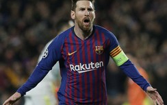 Messi "trả lời" Ronaldo, Barca vùi dập Sư tử nước Pháp