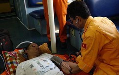 Kịp thời cứu thuyền viên nước ngoài bị viêm ruột thừa cấp trên biển