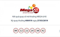 Kết quả xổ số Vietlott 27/3/2019: Hơn 21 tỷ đồng vào túi ai?