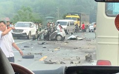 Video: Hiện trường khủng khiếp vụ tai nạn trên đường Hòa Lạc - Hòa Bình